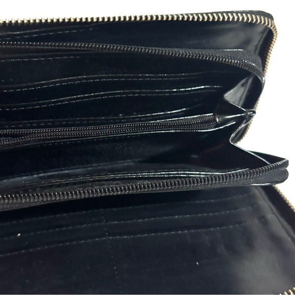 Kenneth Cole Black Leather Wallet clutch - Picture 8 of 9